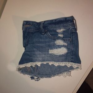 Hollister Distressed Jean Shorts